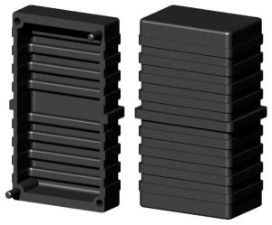 Łącznik plastikowy profil 60x40x1,5mm typ : 1D2 V60X40 X1,5C