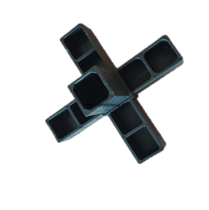 Łącznik plastikowy profil aluminiowy 20x20x1,5  czarny  typ :  3D5 V20 C