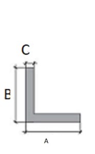 Profil aluminiowy, 15x15x2 kątownik aluminiowy, surowy 