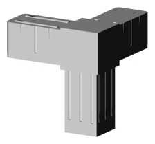 Łącznik plastikowy  profil aluminiowy 40x40x2 Typ : 3D3 V40 X2