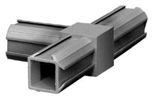 Łącznik plastikowy  profil aluminiowy 30x30x1,5 czarny Typ : 2D3 V30 X1,5C