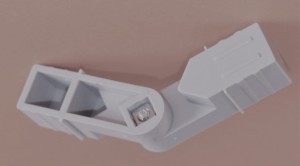 Łącznik plastikowy kątowy 270,  profil aluminiowy 20x20x1,5   Typ : 2D2 V20 K270