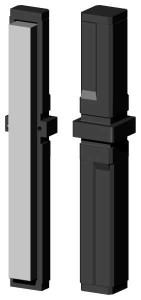 Łącznik plastikowy z rdzeniem metalowym do profil 15x15x1,5mm , typ 1D2 V15 CM