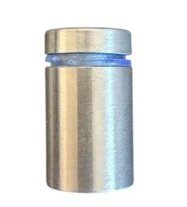 Dystans montażowy do szyb, stal nierdzewna  AISI 201 – satyna, 12x20mm