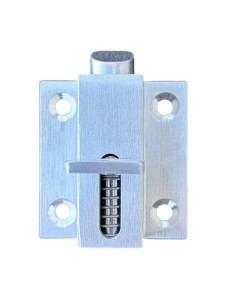 Zatrzask sprężynowy, samozamykacz, stal nierdzewna AISI 201, 44x42mm