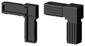 Łącznik plastikowy  profil aluminiowy 20x20x2  Typ : 2D2 V20 X2