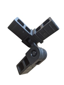 Łącznik regulowany - przegubowy plastikowy czarny, składany, do profil 20x20x1,5 mm 3D3 V20 CRP