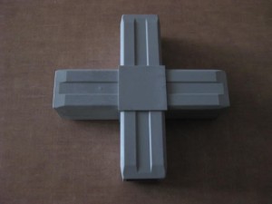 Łącznik plastikowy do profili aluminiowych typ C2, do rura kwadratowa 30x30x2