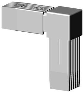 Łącznik plastikowy profil aluminiowy 25x25x1,5 Typ : 2D2 V25 X1,5  RAL7035