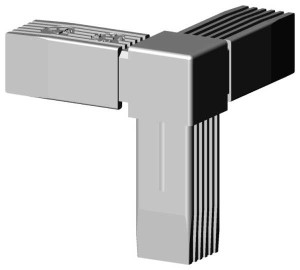 Łącznik plastikowy  profil aluminiowy 25x25x1,5  Typ : 3D3 V25 X1,5  RAL7035