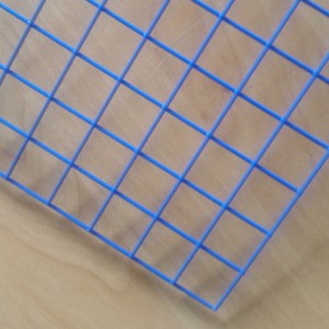 Siatka zgrzewana niebieska panel 500x500 mm ,2mm   