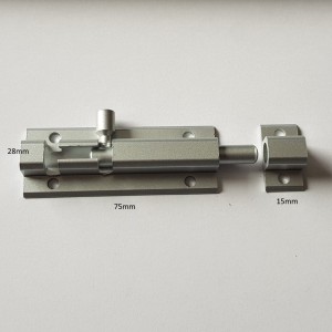 Zasuwka , rygiel 75 mm aluminiowa 