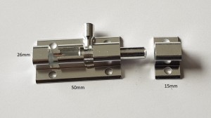 Zasuwka , rygiel 50 mm aluminiowa 