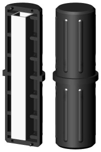 Łącznik plastikowy z rdzeniem metalowym do profili aluminiowych rura okrągła 40x1,5mm 1D2 R40 X1,5