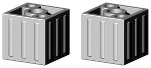 Łącznik plastikowy profil aluminiowy 40x40x2  typ :  1D1 V40 X2