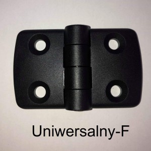 Zawias z tworzywa sztucznego 60x60 z rdzeniem stalowym uniwersalny F