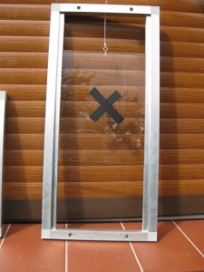 Okno wylotowe pojedyńcze