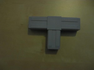 Łącznik plastikowy do profili aluminiowych typ B2, do rura kwadratowa 30x30x2