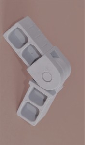 Łącznik plastikowy kątowy 180,  profil aluminiowy 20x20x1,5   Typ : 2D2 V20 K180