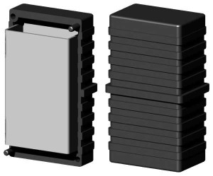 Łącznik plastikowy z rdzeniem metalowym profil 60x40x1,5mm typ : 1D2 V60X40 X1,5M